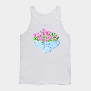 Pansies in a bowl Tank Top